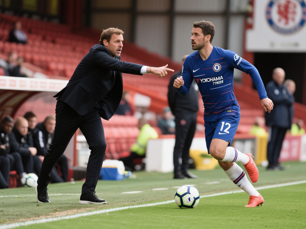 例如，在最近一次客战森林的比赛中，切尔西